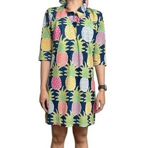 Simply Southern Tasty South Pineapple Dress NWT